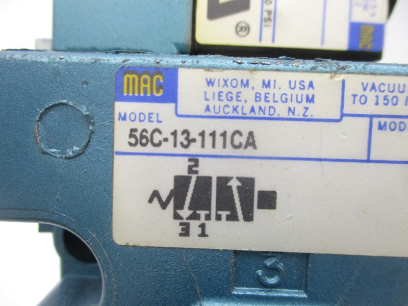 MAC 56C-13-111CA 110/120V 25-150PSI UNMP