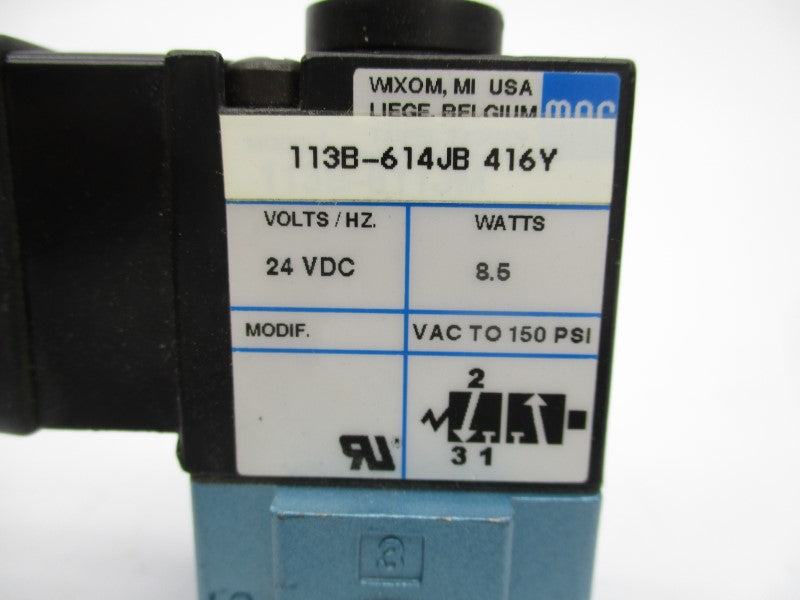 MAC 113B-614JB 24VDC 150PSI NSNP