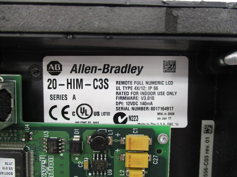 ALLEN BRADLEY 20-HIM-C3S SER. A F/W V3.010 12VDC NSMP