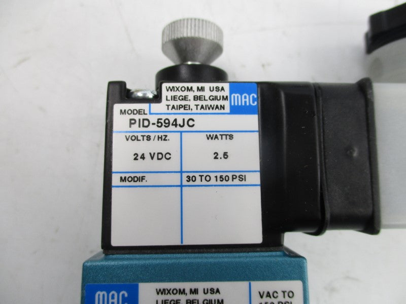 MAC 711C-11-PI-594JC 24VDC 30-150PSI NSMP