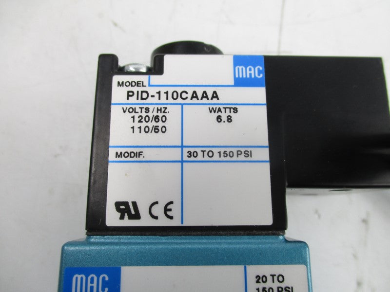 MAC 712C-12-PI-110CA 110/120V 20-150PSI NSMP