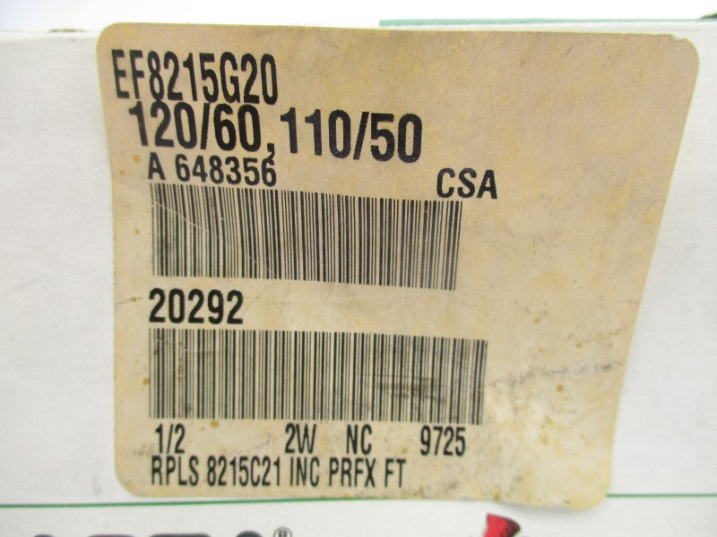 ASCO EF8215G20 110/120V 50PSI 1/2" NSMP