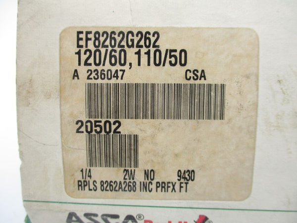 ASCO EF8262G262 110/120V 100-130PSI 1/4" NSMP