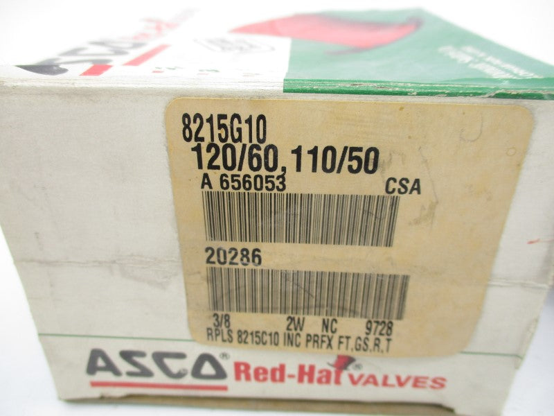 ASCO 8215G10 110/120V 50PSI 3/8" NSMP