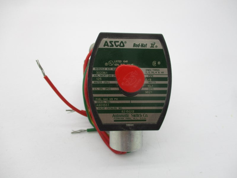 ASCO 8215G13 110/120V 125PSI 3/8" NSMP