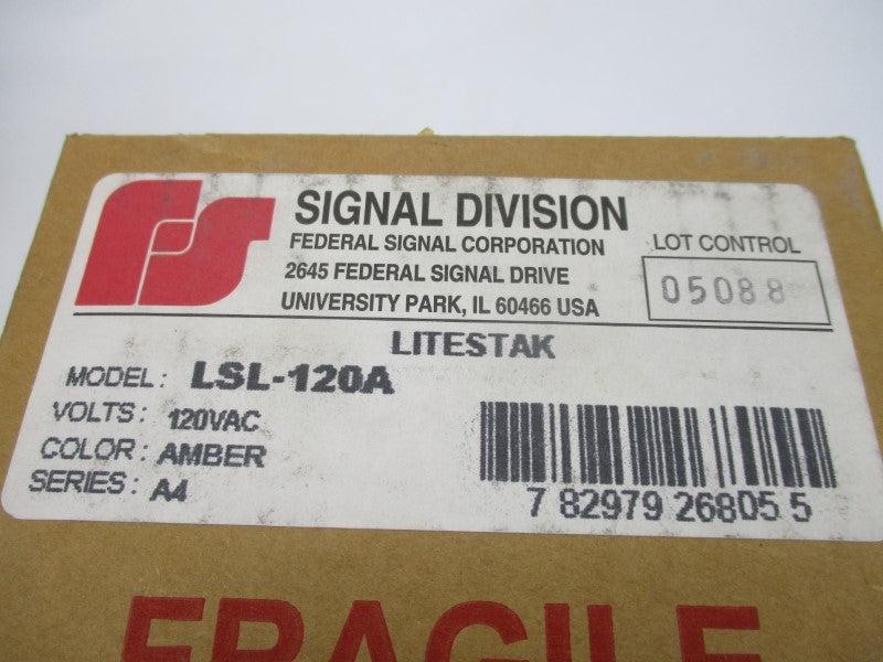 INDUSTRIAL SPARE PART LSL-120A SER. A4 120VAC NSFS