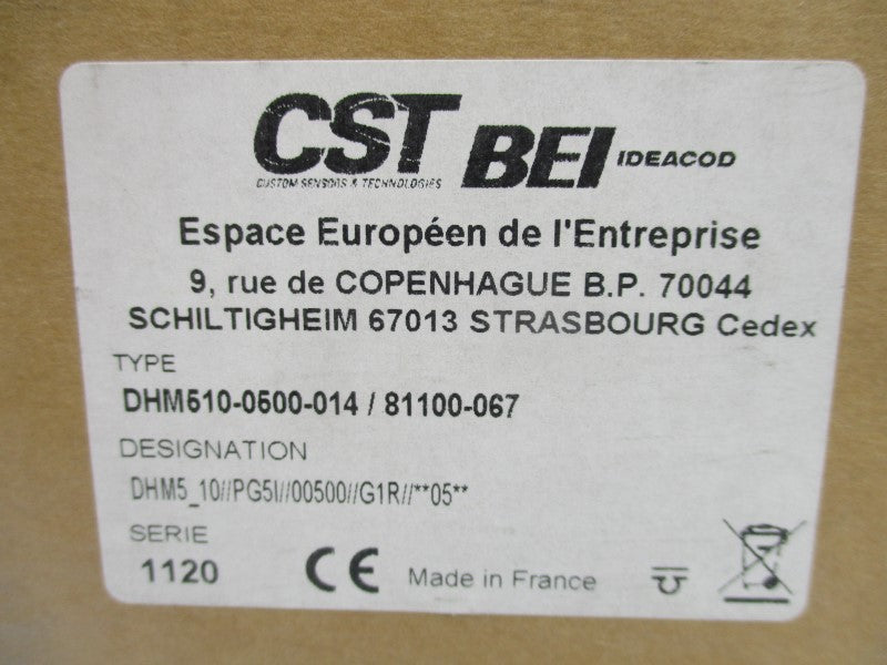 BEI DHM510-0500-014 5-30VDC SER. 1120 NSMP