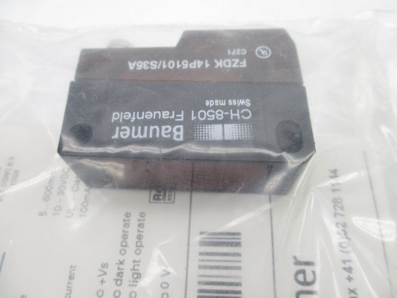 BAUMER FZDK14P5101/S35A 10-30VDC NSMP