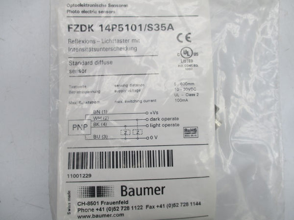 BAUMER FZDK14P5101/S35A 10-30VDC NSMP