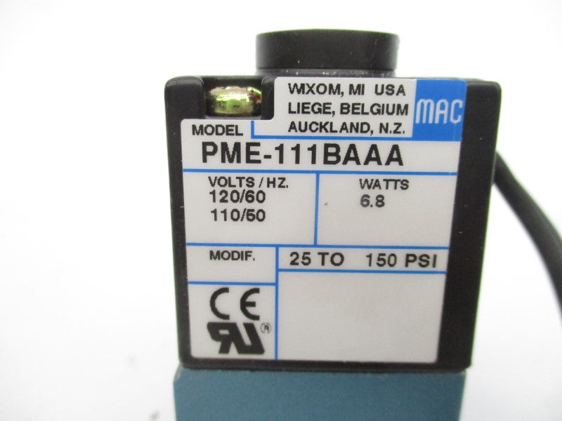 MAC PME-111BA 110/120V 25-150PSI NSMP