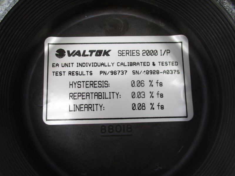 VALTEK 96737 IP2100-1 SER. 2000I/P 30-150PSI (AS PICTURED) NSNP