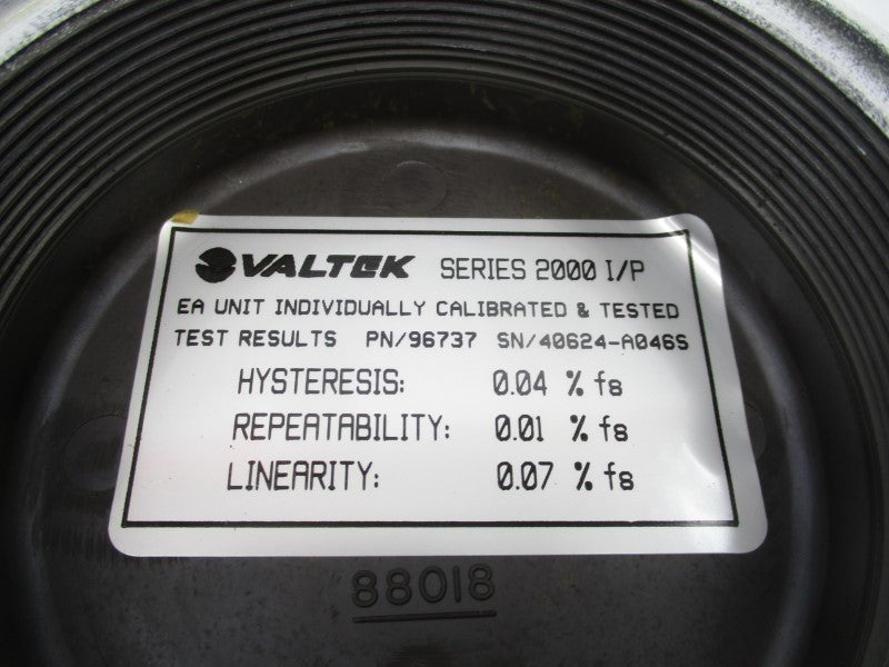 VALTEK 96737 IP2100-1 SER. 2000I/P 30-150PSI NSNP