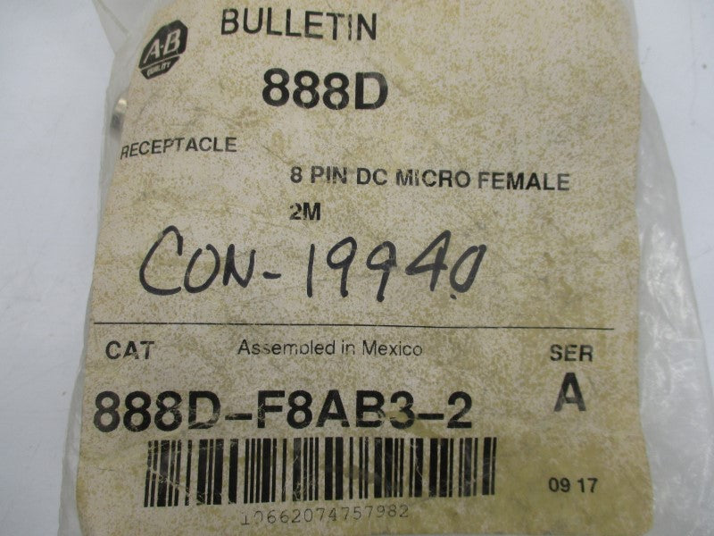 ALLEN BRADLEY 888D-F8AB3-2 SER. A NSMP