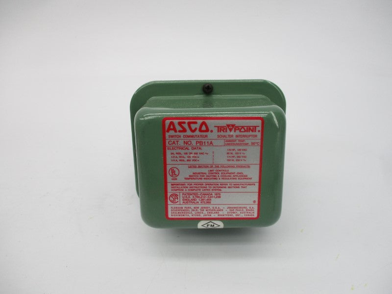 ASCO PB11A 250VAC 5A 0.41-4.1PSI NSMP