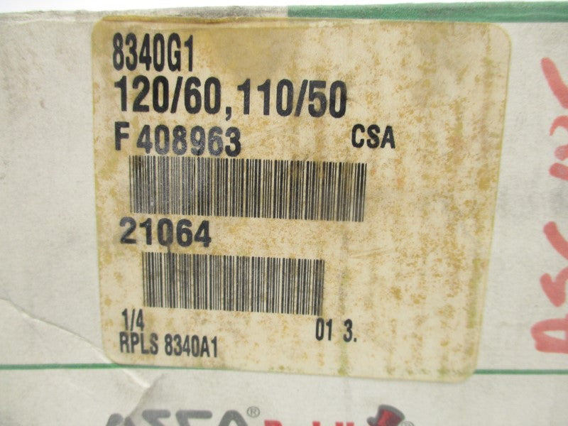 ASCO 8340G1 110/120V 150PSI 1/4" NSMP