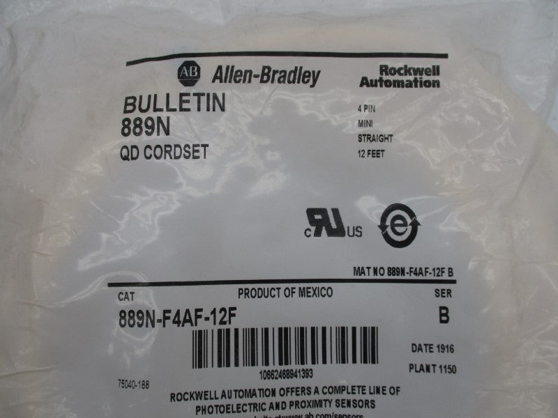 ALLEN BRADLEY 889N-F4AF-12F SER. B NSMP