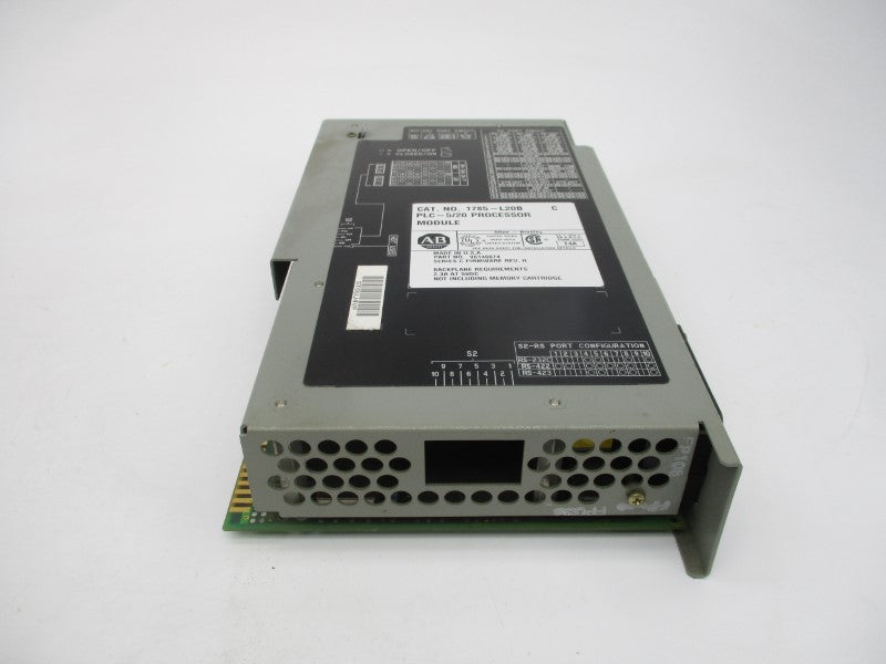ALLEN BRADLEY 1785-L20B SER. C F/W H 5VDC 2.3A (NO KEY) UNMP