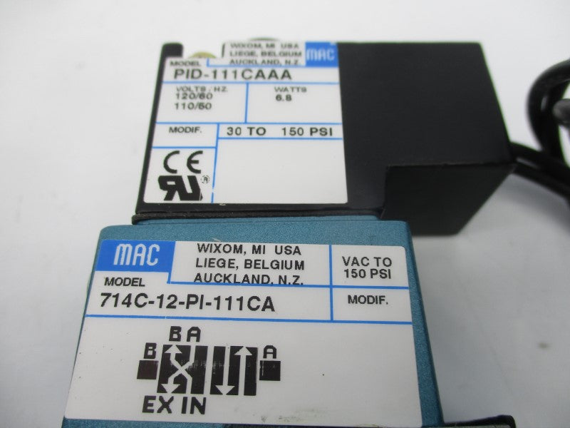 MAC 714C-12-PI-111CA 110/120V 30-150PSI NSNP