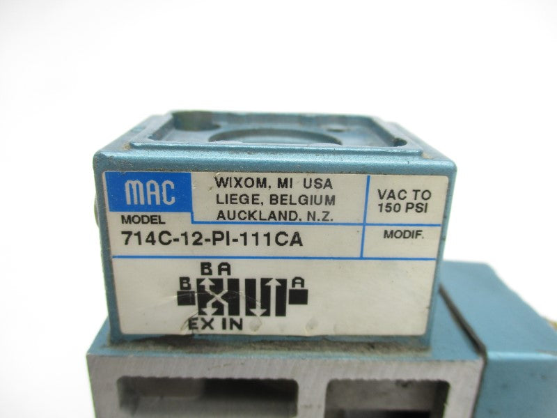 MAC 714C-12-PI-111CA 150PSI (AS PICTURED) UNMP