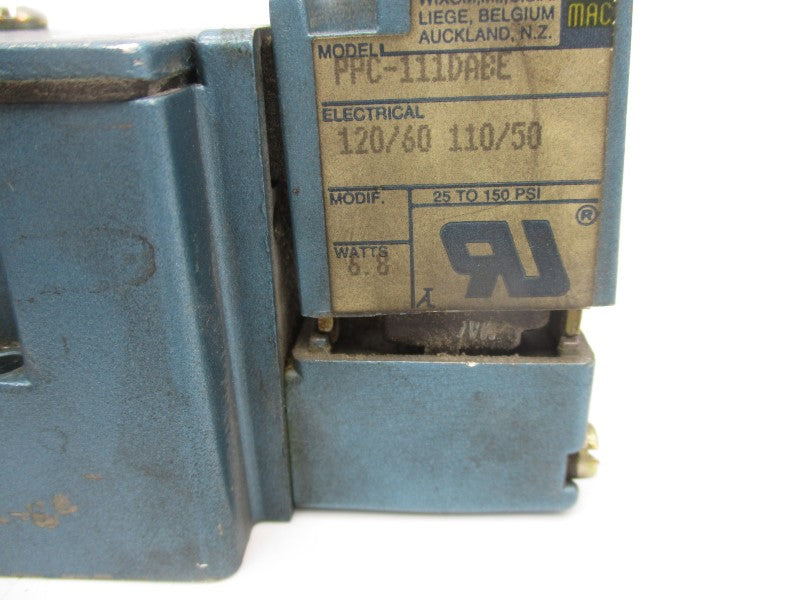 MAC 6211C-211-PP-111DA 110/120V 25-150PSI UNMP