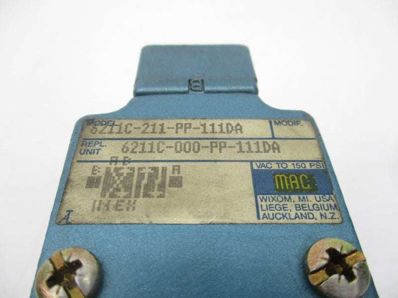 MAC 6211C-211-PP-111DA 110/120V 25-150PSI UNMP
