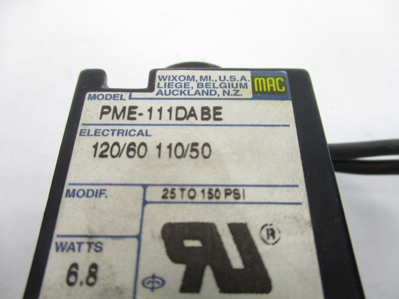 MAC PME-111DABE 110/120V 25-150PSI (AS PICTURED) NSNP