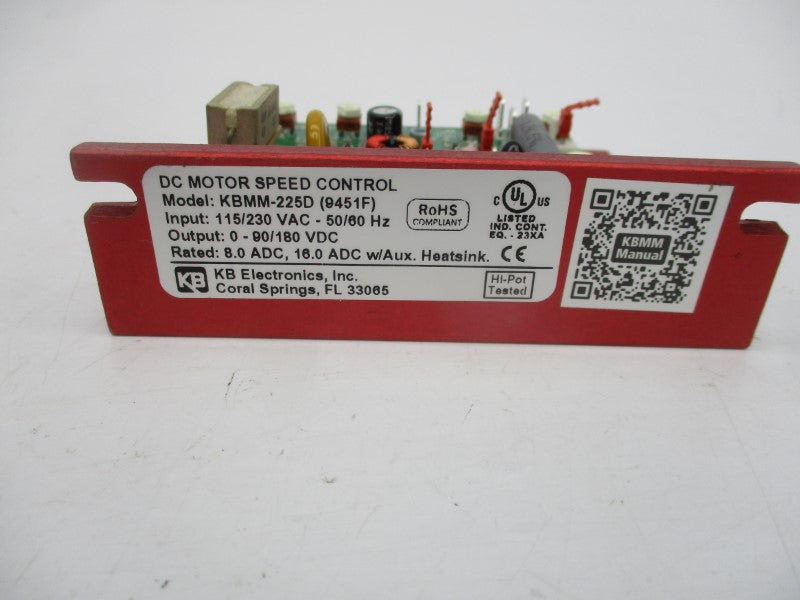 KB ELECTRONICS KBMM-225D 9451F 115/230V 16A NSNP