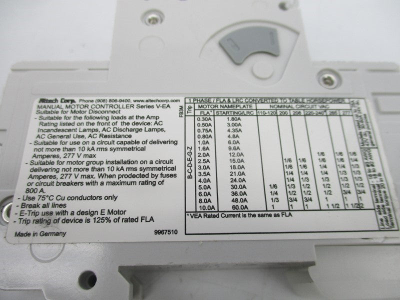ALTECH 1C2UM 240/415VAC 2A NSNP