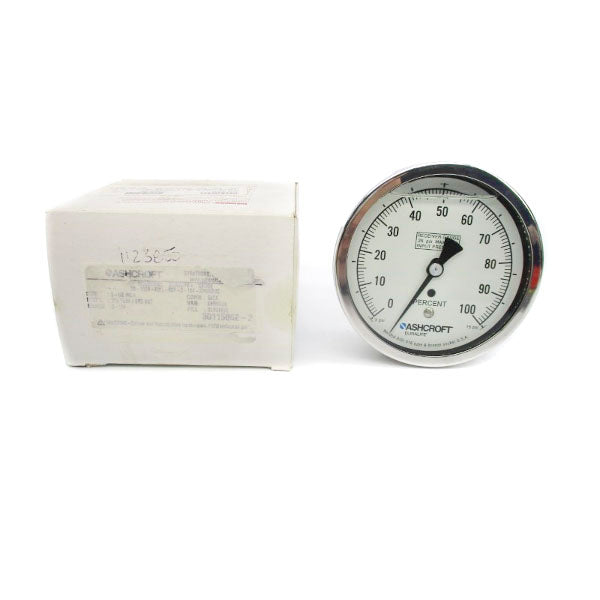 ASHCROFT 35-1009-AWL-02B-3-15#-XPRSGUC 3-15PSI 0-100 3-1/2" NSMP