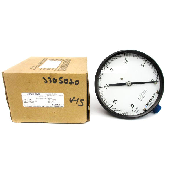 ASHCROFT 60-2462-SS-04L-30/0IMV 30-0 6" NSMP