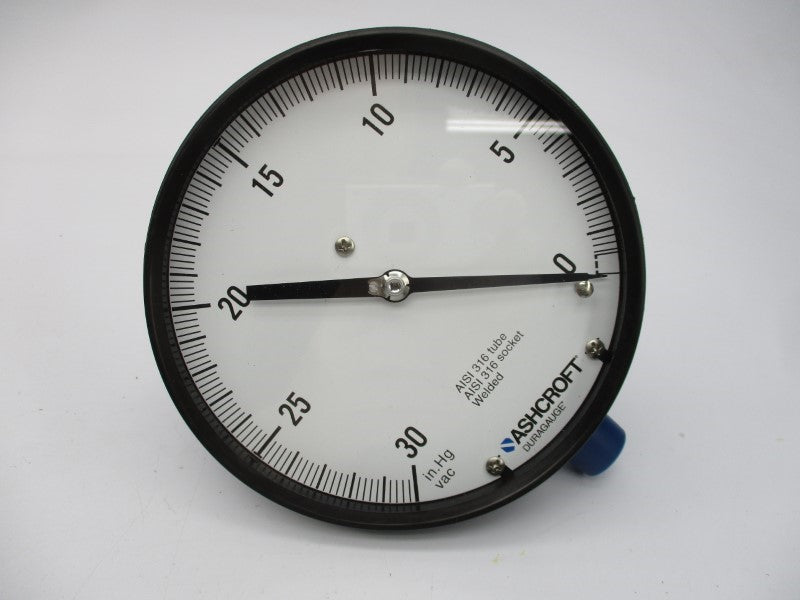 ASHCROFT 60-2462-SS-04L-30/0IMV 30-0 6" NSMP