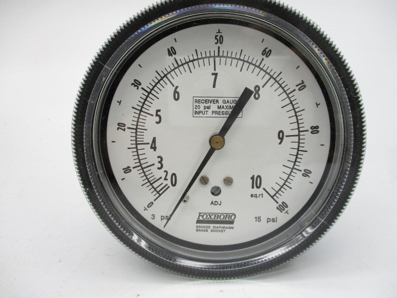ASHCROFT 351495A02B3-15#100LN10SQRT 3-15PSI 0-100 NSMP