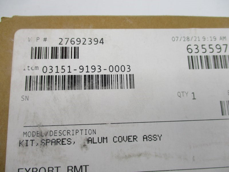 EMERSON 03151-9193-0003 NSFS