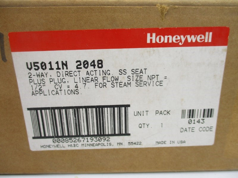 HONEYWELL V5011N2048 1/2" NSMP