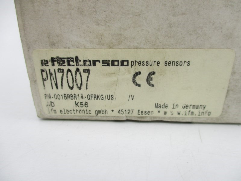 IFM EFECTOR PN7007 PN-001BRBR14-QFRKG/US//V 18-36VDC 1/4" NSMP