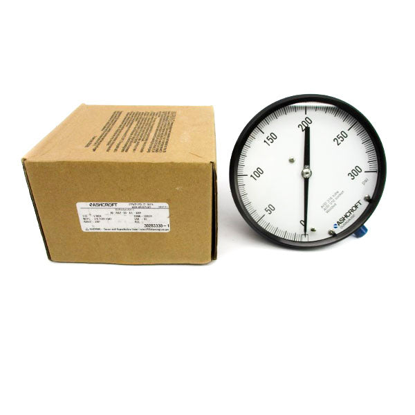 ASHCROFT 60-2462-SS-02L-300# 0-300PSI 6" NSMP