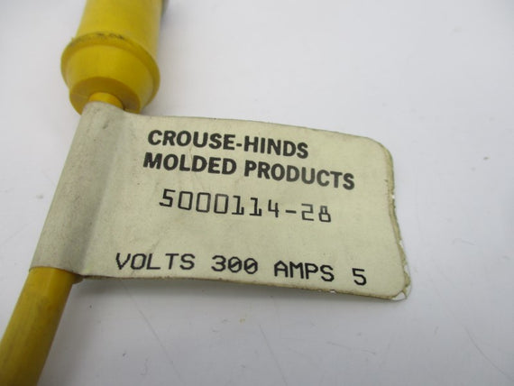 CROUSE HINDS 5000114-28 300V 5A UNMP