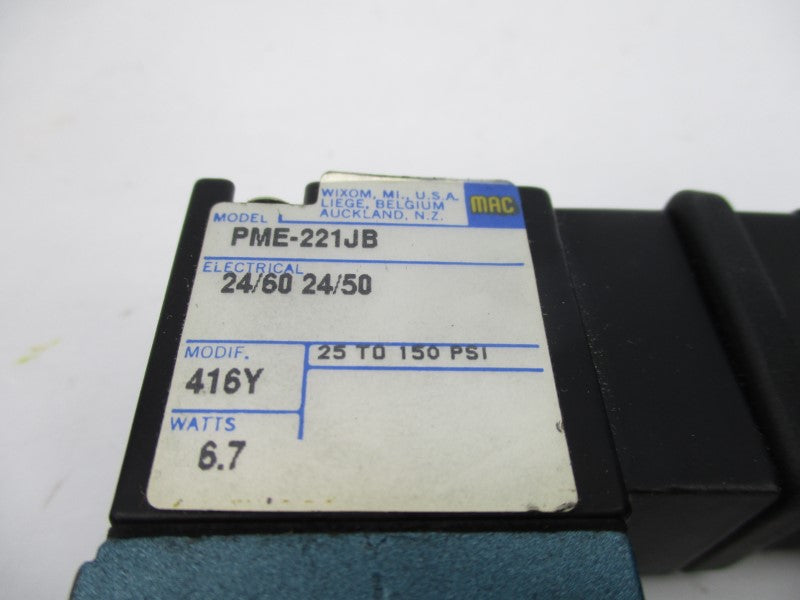 MAC PME-221JB 24V 25-150PSI UNMP