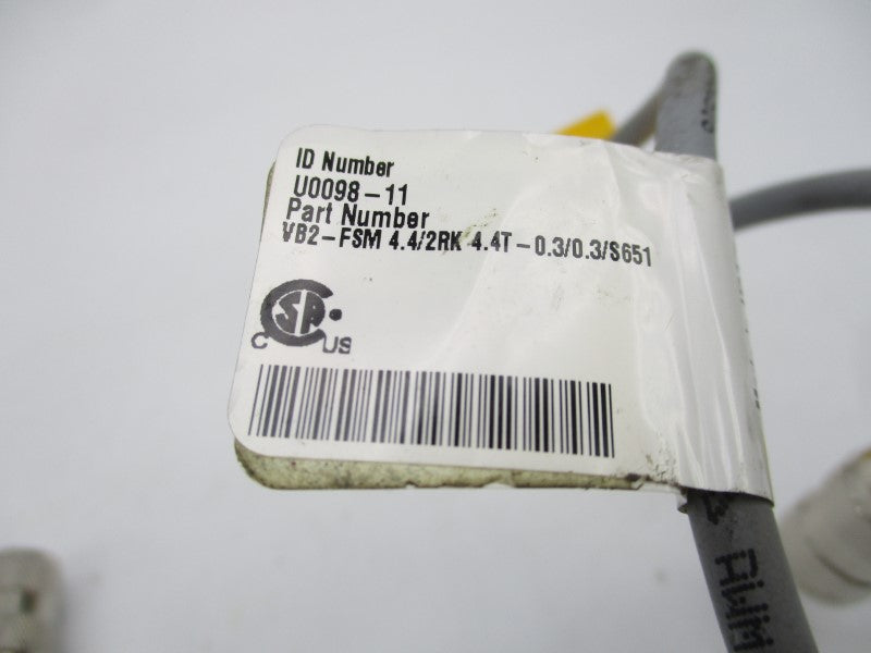 TURCK VB2-FSM4.4/2RK4.4T-0.3/0.3/S651 U0098-11 NSNP