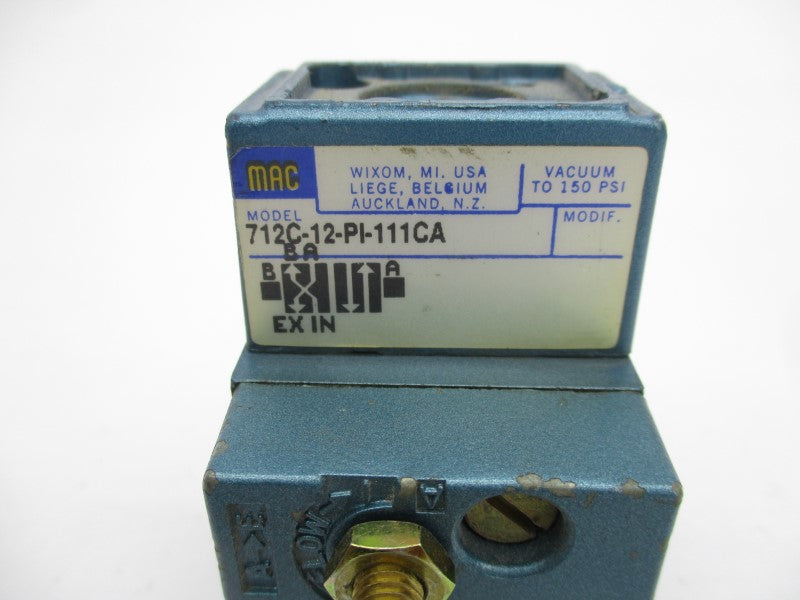 MAC 712C-12-PI-111CA 150PSI (AS PICTURED) UNMP