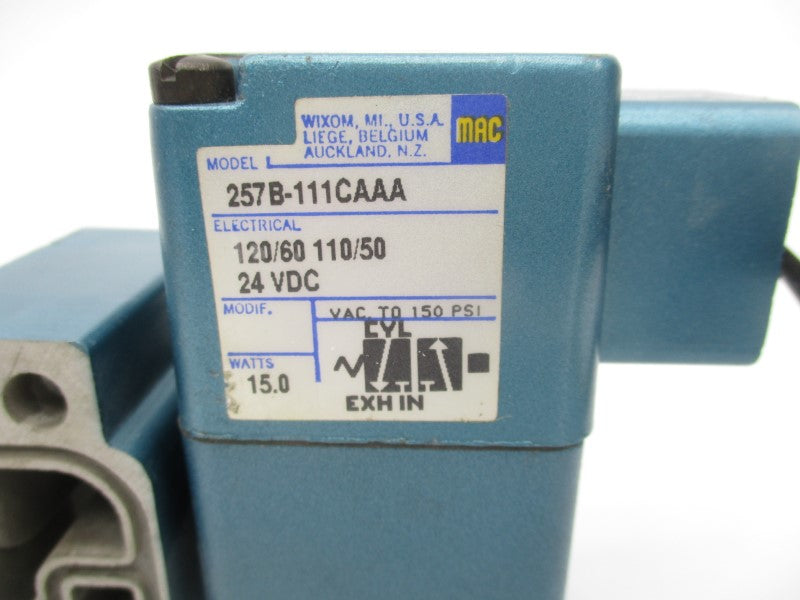 MAC 257B-111CAAA 110/120V 150PSI (AS PICTURED) NSNP