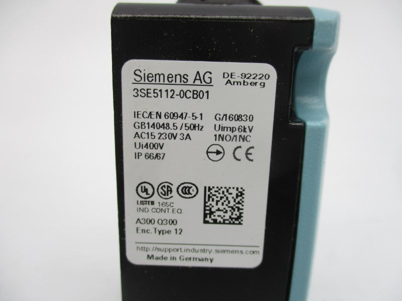 SIEMENS 3SE5112-0CB01 230V 3A NSMP