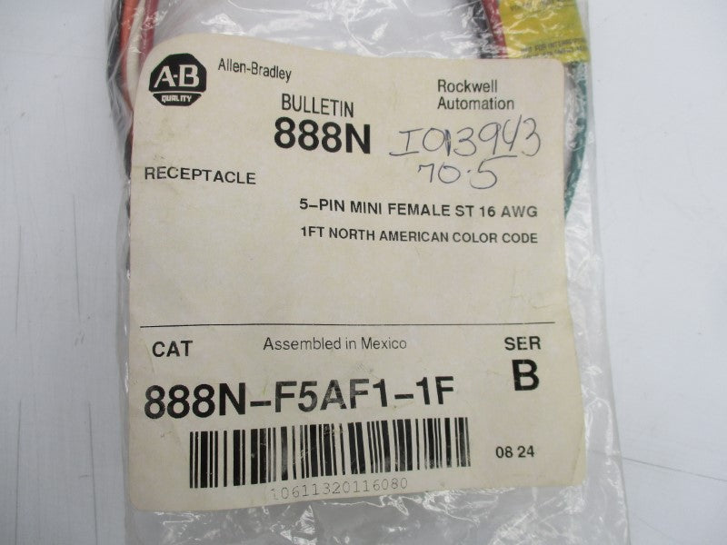 ALLEN BRADLEY 888N-F5AF1-1F SER. B 600VAC/DC NSMP