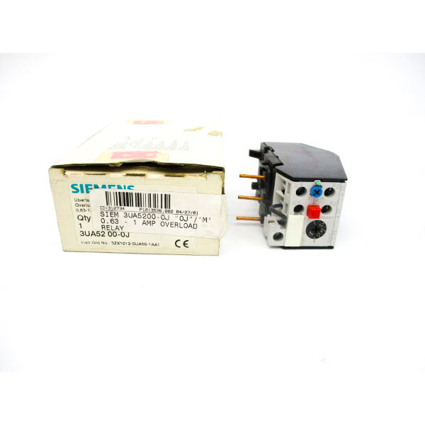 SIEMENS 3UA5200-0J 600VAC 0.63-1A (WH) NSMP