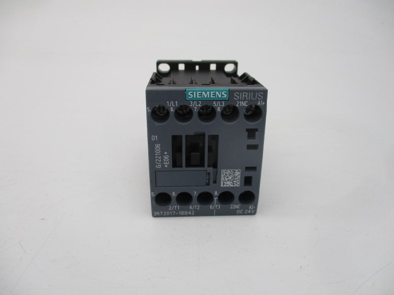 SIEMENS 3RT2017-1BB42 24VDC NSMP