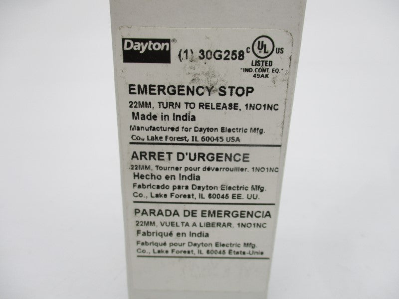 DAYTON 30G258 NSMP