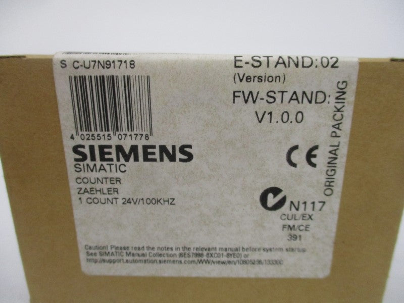 SIEMENS 6ES7138-4DA04-0AB0 F/W V1.0.0 NSFS