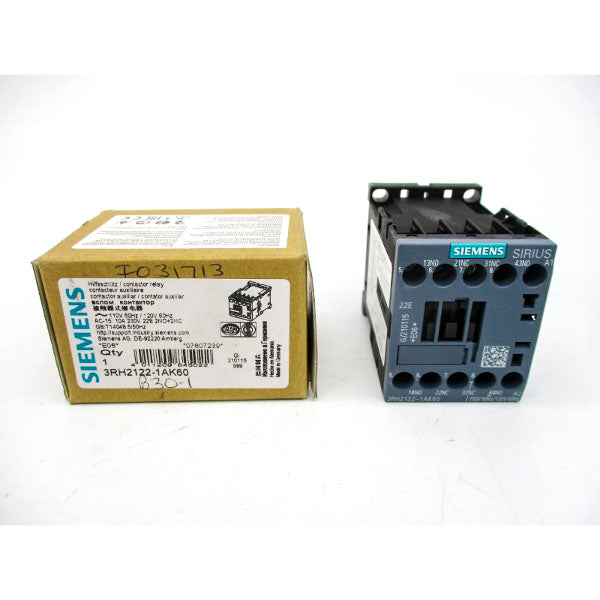 SIEMENS 3RH2122-1AK60 110/120V NSMP