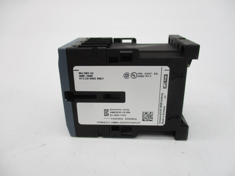 SIEMENS 3RH2122-1AK60 110/120V NSMP