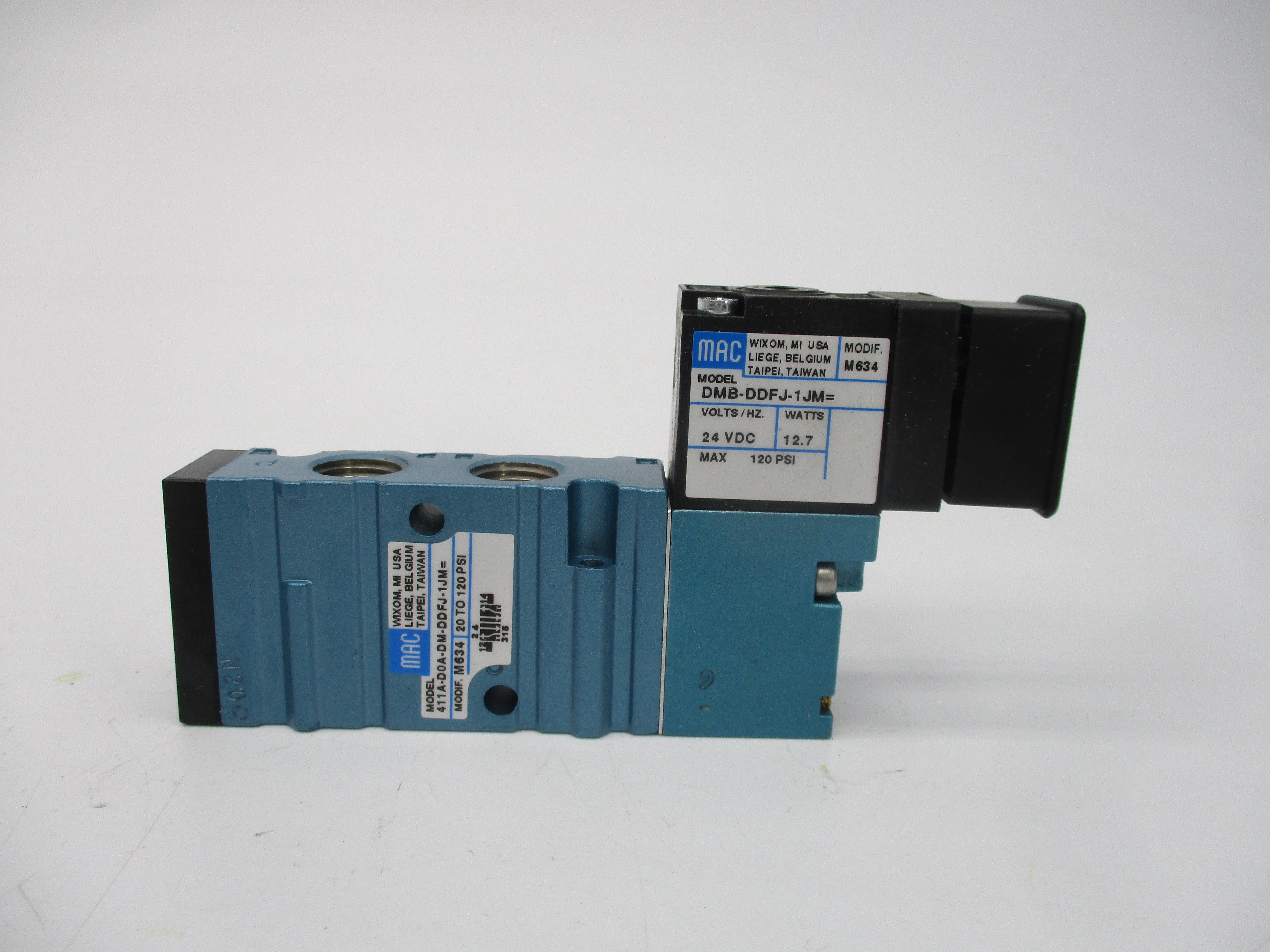 MAC 411A-D0A-DM-DDFJ-1JM 24VDC 20-120PSI NSMP